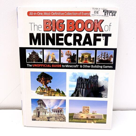 Minecraft Handbook Collection Majong Scholastic & The Big Book Of Minecraft 5 Pc - Picture 7 of 8